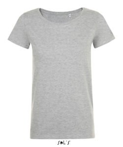 Mia | T Shirt personnalisé pour femme Gris mélangé