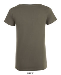 Mia | T Shirt personnalisé pour femme Vert militaire 1