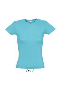 Miss | T Shirt personnalisé pour femme Bleu Atoll