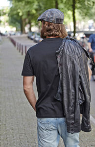 Qojy | T Shirt personnalisé pour homme Noir 2