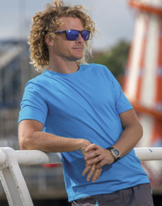Rissugi | T Shirt personnalisé pour homme Bleu océan Gris 2