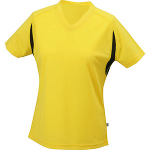 Ryroo | T Shirt personnalisé pour femme Jaune Noir