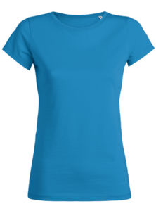 Wants | T Shirt personnalisé pour femme Bleu azur 10