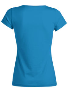 Wants | T Shirt personnalisé pour femme Bleu azur 12