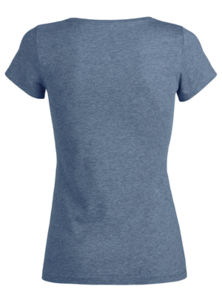 Wants | T Shirt personnalisé pour femme Bleu chiné 12