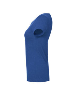 Wants | T Shirt personnalisé pour femme Bleu royal chiné 11