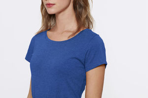 Wants | T Shirt personnalisé pour femme Bleu royal chiné 5