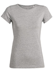 Wants | T Shirt personnalisé pour femme Gris chiné 10