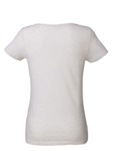 Wants | T Shirt personnalisé pour femme Gris/Crème chiné 12