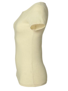 Wants | T Shirt personnalisé pour femme Jaune chiné 11