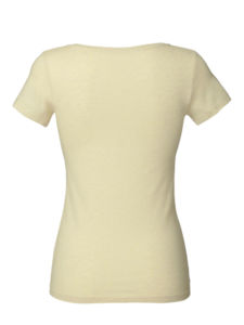 Wants | T Shirt personnalisé pour femme Jaune chiné 12