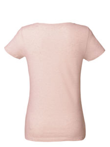 Wants | T Shirt personnalisé pour femme Rose/Crème chiné 12