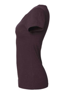 Wants | T Shirt personnalisé pour femme Rouge foncé chiné 11