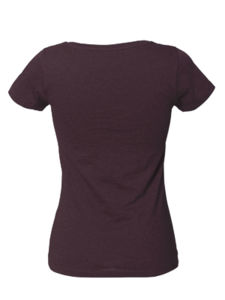 Wants | T Shirt personnalisé pour femme Rouge foncé chiné 12