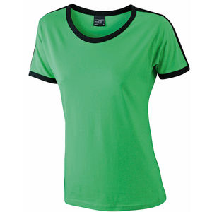 Xumoo | T Shirt personnalisé pour femme Vert Prairie Noir