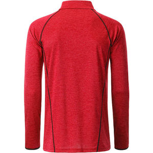 Zeroo | T Shirt personnalisé pour homme Rouge mélangé Titane 1