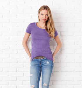 Zido | T Shirt personnalisé pour femme Violet Chic 1