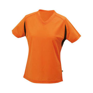 t shirts marquage entreprises Orange Noir