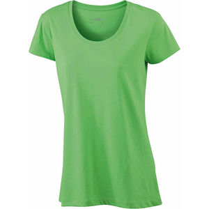 tee shirt imprime femme Vert citron