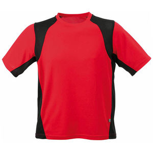 tee shirt marquage entreprise Rouge Noir