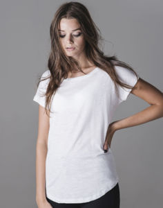 Bosassi | Tee Shirt publicitaire pour femme Blanc 2