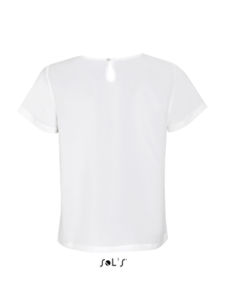 Bridget | Tee Shirt publicitaire pour femme Blanc cassé 1