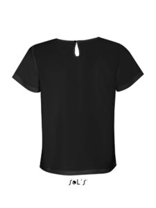 Bridget | Tee Shirt publicitaire pour femme Noir 1