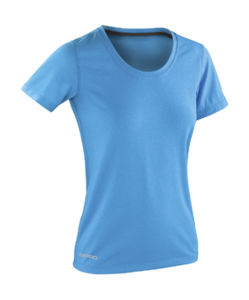 Bunie | Tee Shirt publicitaire pour femme Bleu océan Gris 1