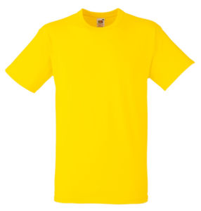 Cotton T | Tee Shirt publicitaire pour homme Jaune 2
