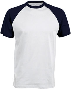 Dapi | Tee Shirt publicitaire pour homme Blanc Marine