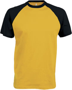 Dapi | Tee Shirt publicitaire pour homme Jaune Noir