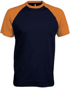 Dapi | Tee Shirt publicitaire pour homme Marine Orange