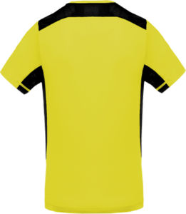 Decoo | Tee Shirt publicitaire pour homme Jaune Fluo Noir