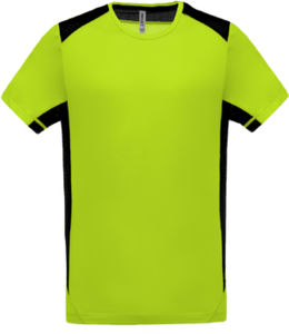 Decoo | Tee Shirt publicitaire pour homme Lime Gris foncé 1