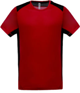 Decoo | Tee Shirt publicitaire pour homme Rouge Noir 1