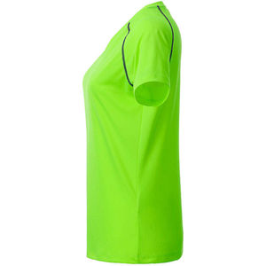 Doggoo | Tee Shirt publicitaire pour femme Vert vif Noir 3