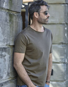 Fonnoja | Tee Shirt publicitaire pour homme Marron 1