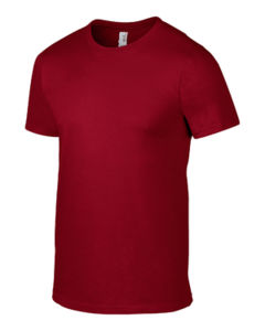 Fooze | Tee Shirt publicitaire pour homme Rouge chiné 3