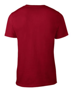 Fooze | Tee Shirt publicitaire pour homme Rouge chiné 4