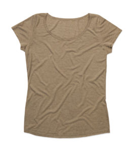 Fubaffi | Tee Shirt publicitaire pour femme Marron