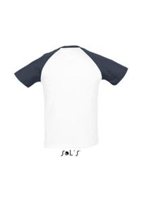 Funky | Tee Shirt publicitaire pour homme Blanc Marine 2