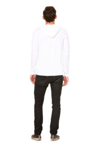 Geloo | Tee Shirt publicitaire pour homme Blanc 3