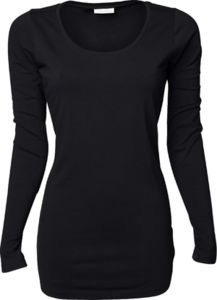 Gibi | Tee Shirt publicitaire pour femme Noir 1