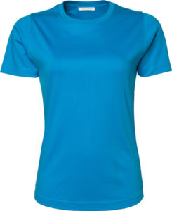 Gorru | Tee Shirt publicitaire pour femme Bleu azur 1