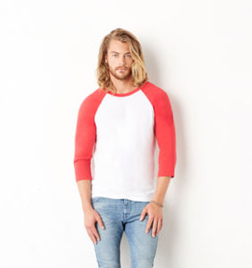 Govu | Tee Shirt publicitaire pour homme Blanc Rouge 2