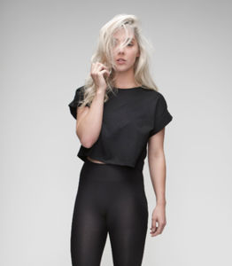 Hoba | Tee Shirt publicitaire pour femme Noir 1