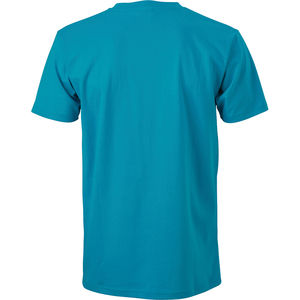 Jyffa | Tee Shirt publicitaire pour homme Bleu Caraibe 2