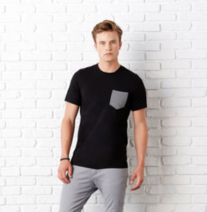 Karroo | Tee Shirt publicitaire pour homme Noir Orange 2