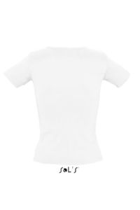 Lady V | Tee Shirt publicitaire pour femme Blanc 2
