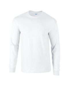 Langarm Ultra | Tee Shirt publicitaire pour homme Blanc 3